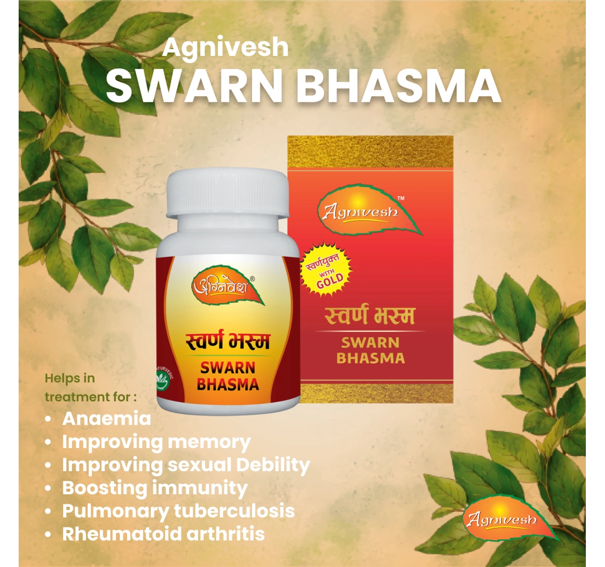 AGNIVESH SWARN BHASMA